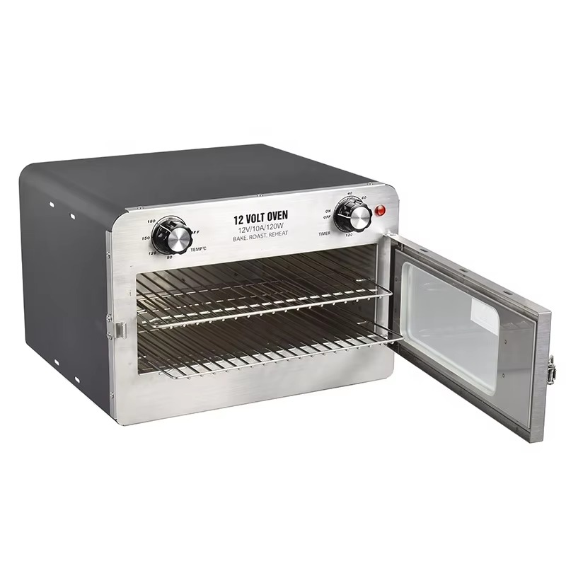 Microwave Oven - เตาอบไมโครเวฟสำหรับรถยนต์แบบพกพา 12V 120W ระดับมืออาชีพ เครื่องปิ้งขนมปังไฟฟ้า เครื่องอุ่นอาหาร