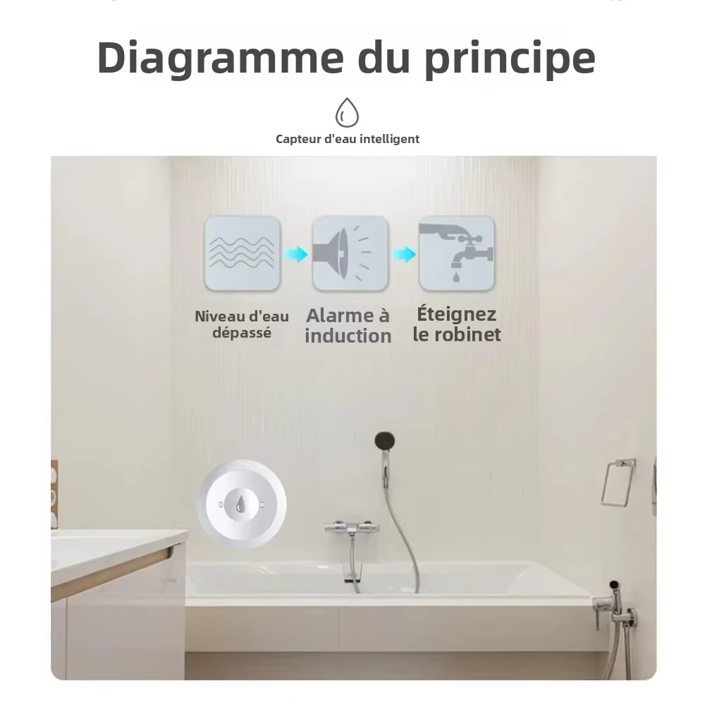 เซ็นเซอร์ตรวจจับน้ำรั่วซึม Zig - Kitchen Appliances Video บทวิจารณ์และราคา