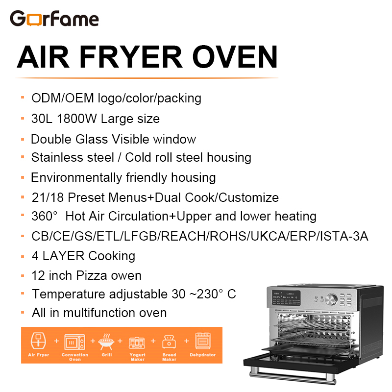 เตาอบลมร้อนไร้น้ำมันสำหรับทำไก - Air Fryer บทวิจารณ์และราคา