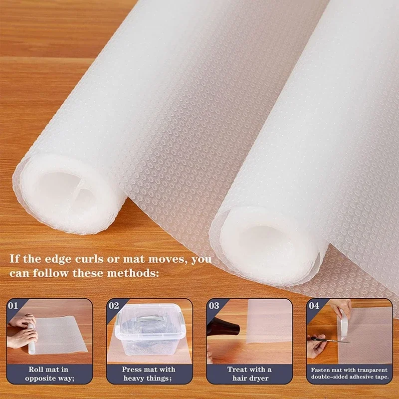 กันน้ําลื่นลิ้นชัก Liners ชั้น - Kitchen Appliances Cabinet บทวิจารณ์และราคา