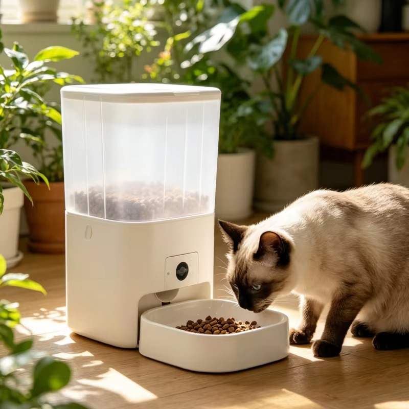 เครื่องให้อาหารแมวอัตโนมัติ 6  - Kitchen Appliances Video บทวิจารณ์และราคา