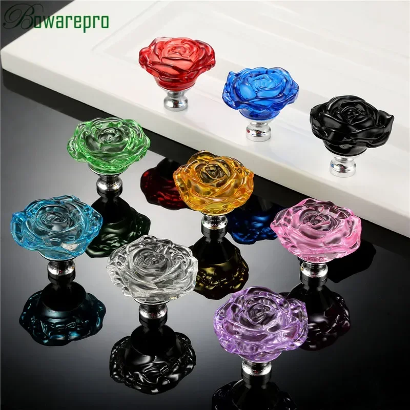 Bowarepro 50 มม.คริสตัลRoseแก้ - Kitchen Appliances Cabinet บทวิจารณ์และราคา