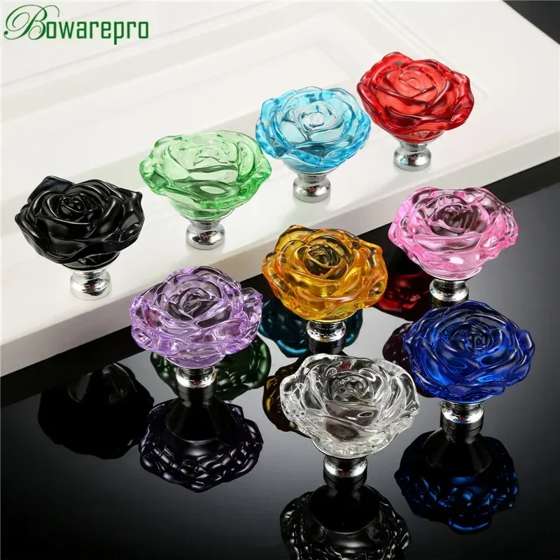 Bowarepro 50 มม.คริสตัลRoseแก้ - Kitchen Appliances Cabinet บทวิจารณ์และราคา