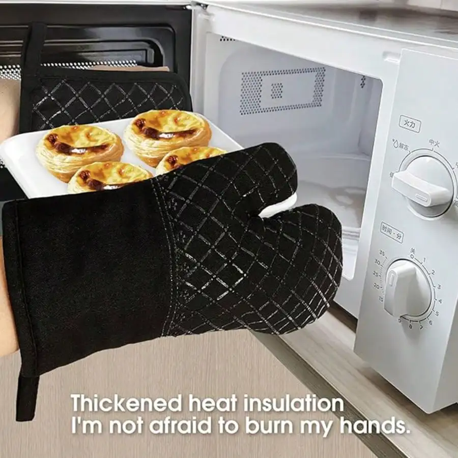 ถุงมือซิลิโคนสำหรับใช้ในครัวแล - Microwave Oven บทวิจารณ์และราคา
