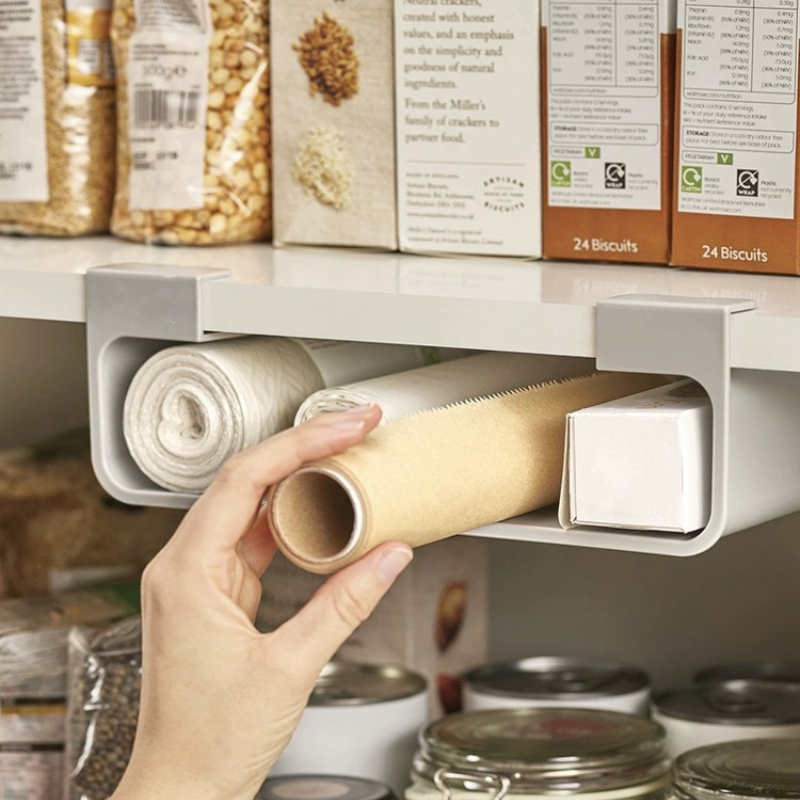 ชั้นวางฟิล์มถนอมอาหารแบบติดผนั - Kitchen Appliances Cabinet บทวิจารณ์และราคา