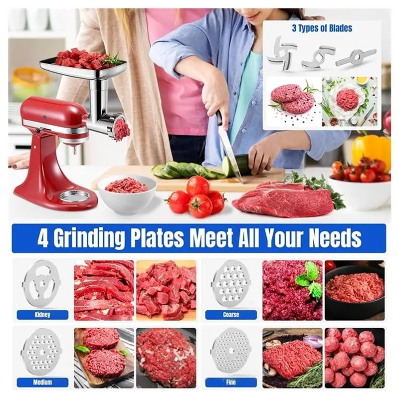อุปกรณ์เสริมเครื่องบดสแตนเลสสำ - Stand Mixer บทวิจารณ์และราคา
