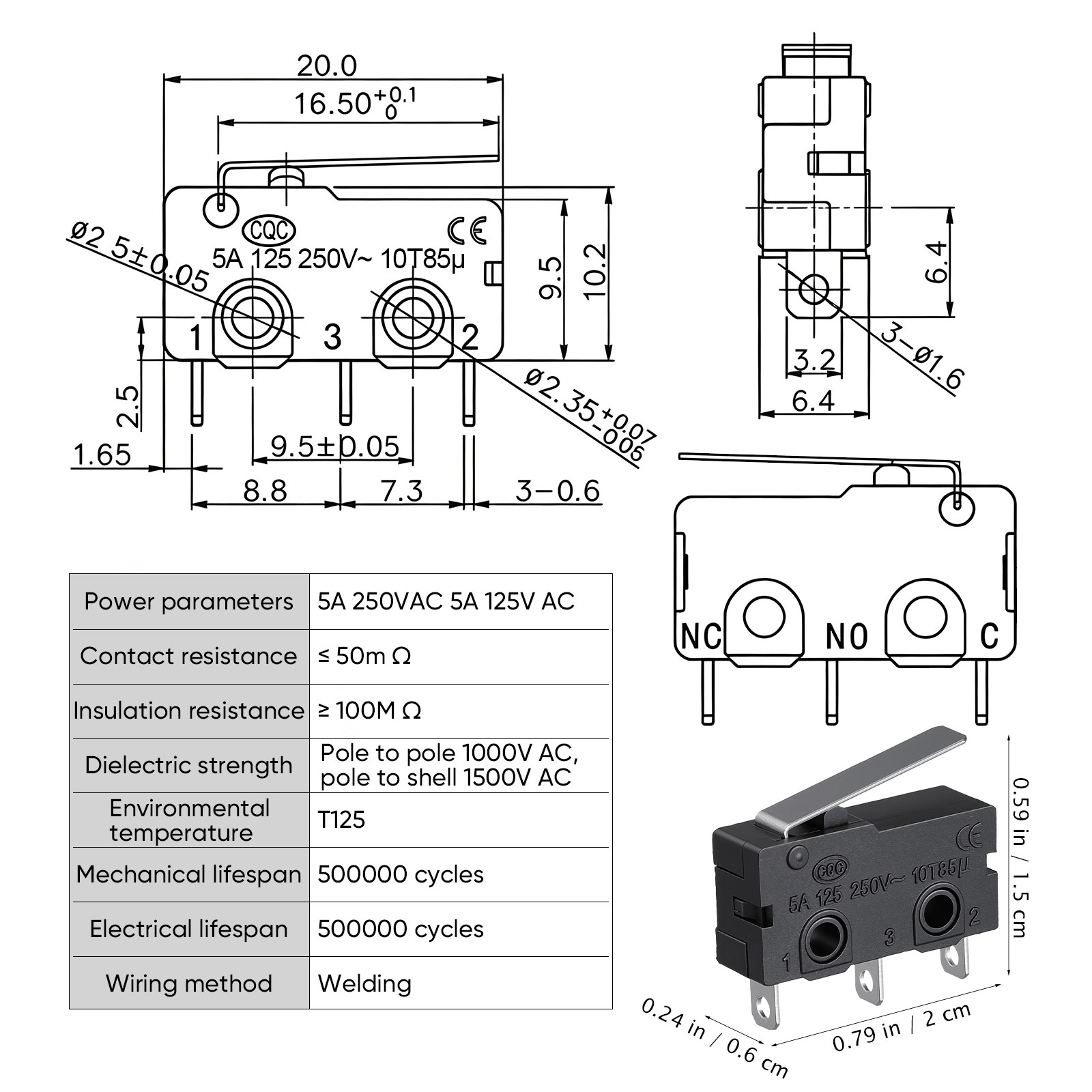 ไมโครสวิตช์ประตูไมโครเวฟ 12 20 - Microwave Oven บทวิจารณ์และราคา
