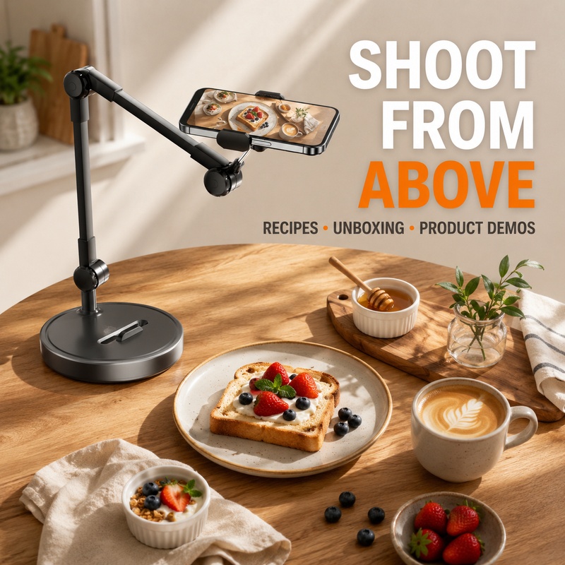 ขาตั้งโทรศัพท์แบบตั้งโต๊ะพร้อม - Kitchen Appliances Video บทวิจารณ์และราคา
