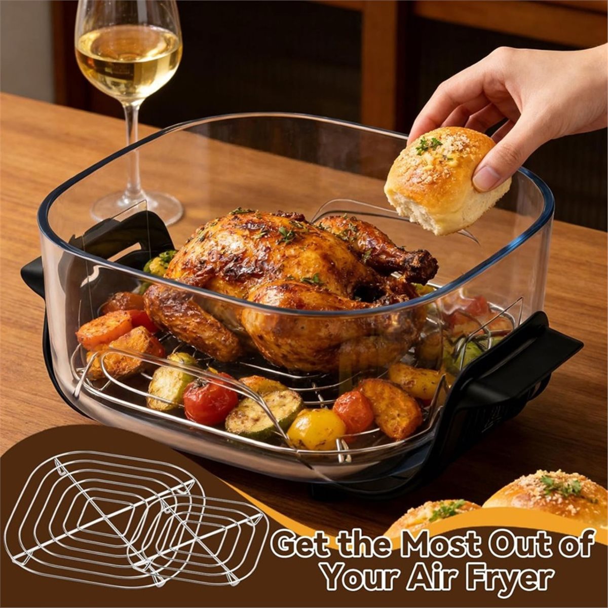 อัปเดต ชั้นวางสแตนเลส 3 ชิ้นสำ - Air Fryer บทวิจารณ์และราคา