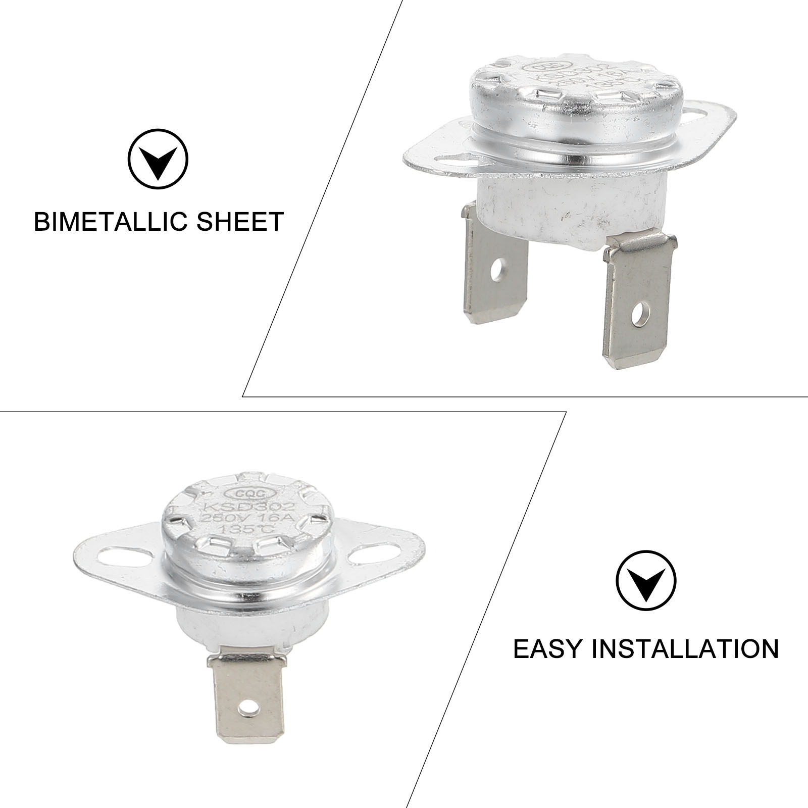 4 ชิ้น สวิตช์ควบคุมอุณหภูมิ Ks - Microwave Oven บทวิจารณ์และราคา