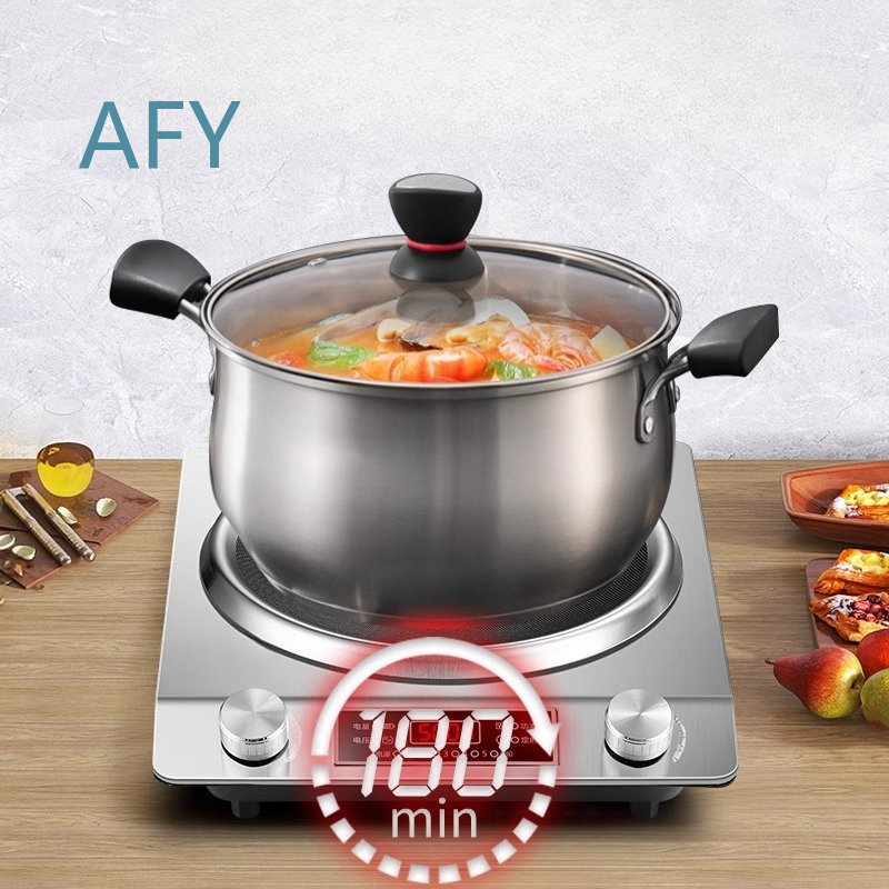 เตาแม่เหล็กไฟฟ้าแบบเว้า 220V ส - Induction Cooktop Portable บทวิจารณ์และราคา