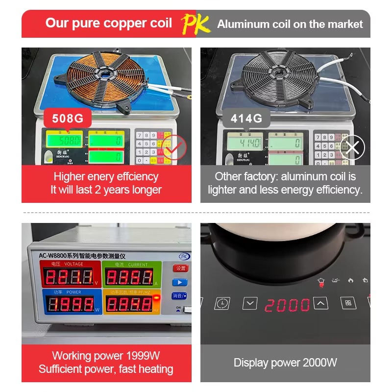 เตาแม่เหล็กไฟฟ้า 4400 วัตต์ 2  - Induction Cooker บทวิจารณ์และราคา