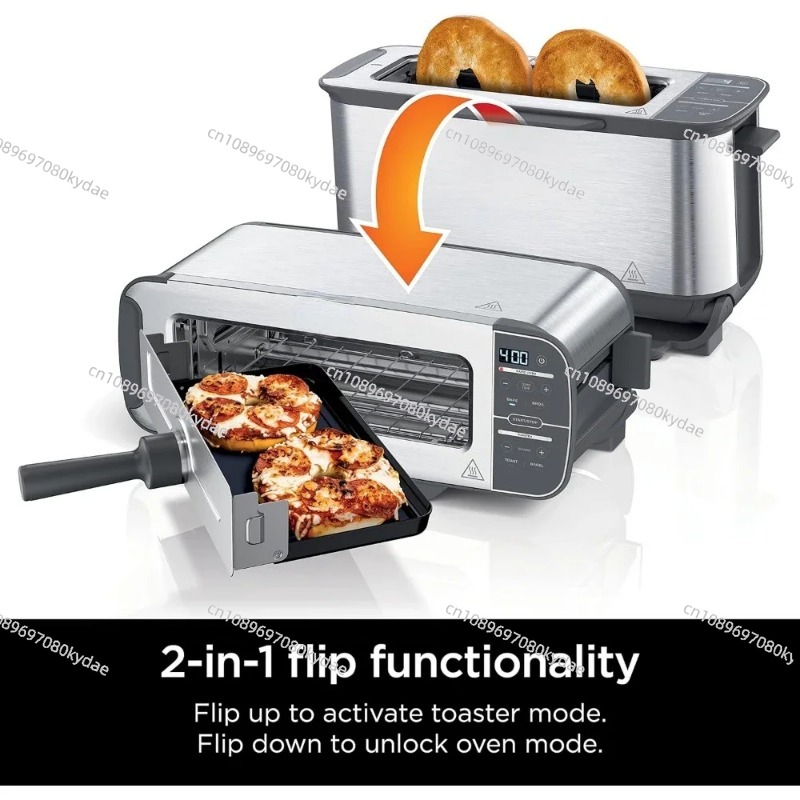 เครื่องปิ้งขนมปังแบบพลิกได้ 2- - Toaster บทวิจารณ์และราคา