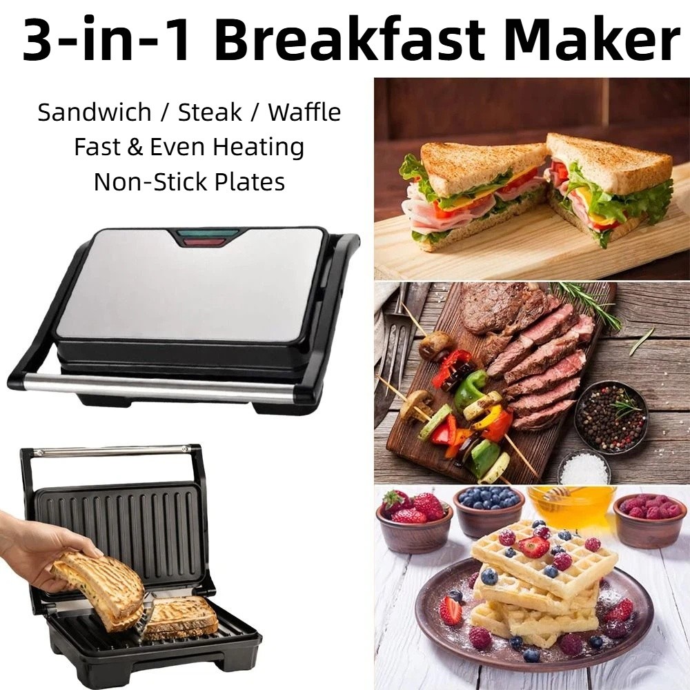 เครื่องปิ้งแซนด์วิชแบบไม่ติดกร - Toaster บทวิจารณ์และราคา