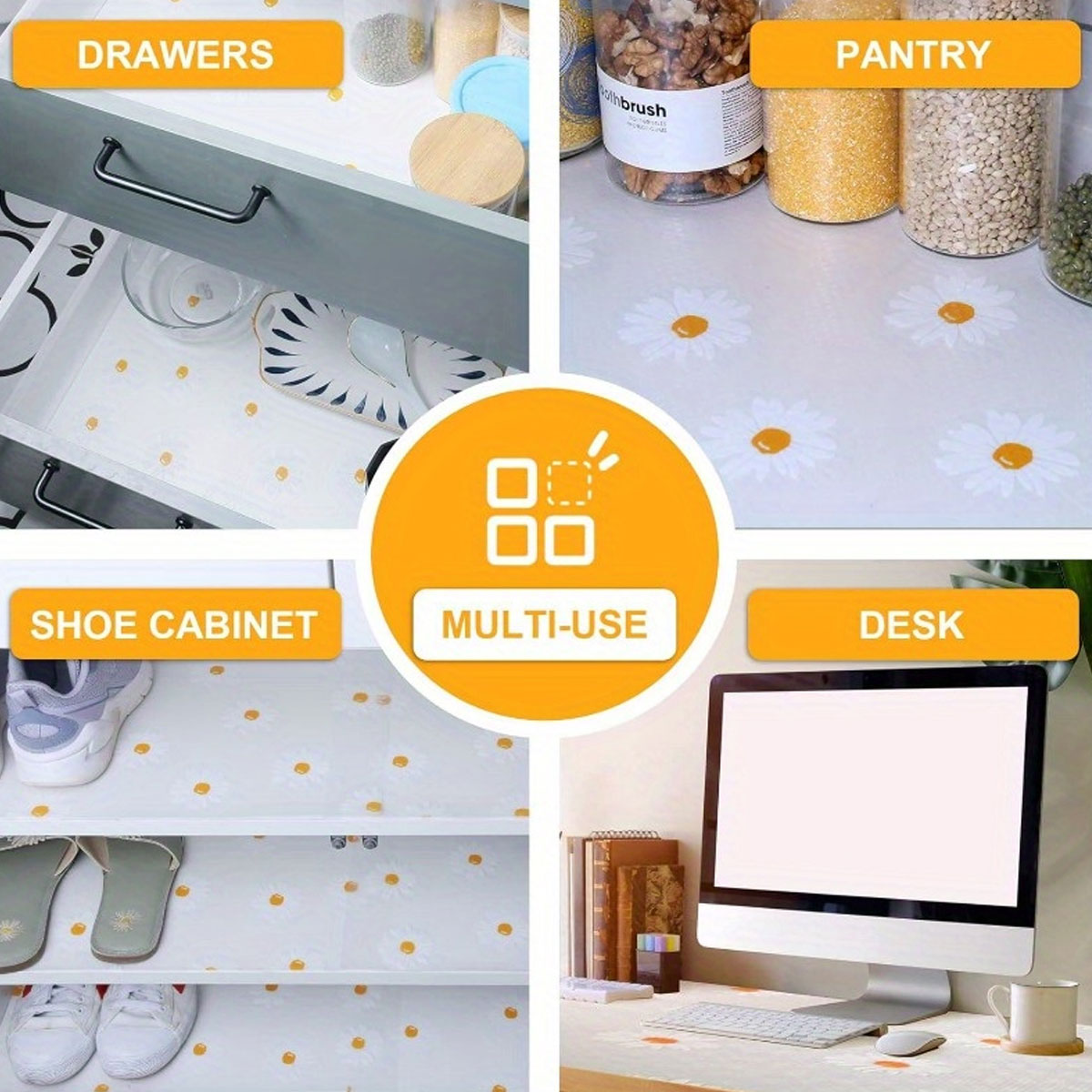 แผ่นรองตู้ครัว EVA 1 ม้วน แบบไ - Kitchen Appliances Cabinet บทวิจารณ์และราคา